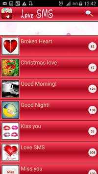 Romantic 5000   Love Messages screenshot 1