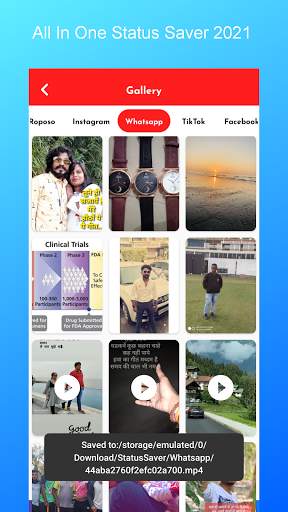 All Social Media Status Downloader- Insta, WA,Fb screenshot 5