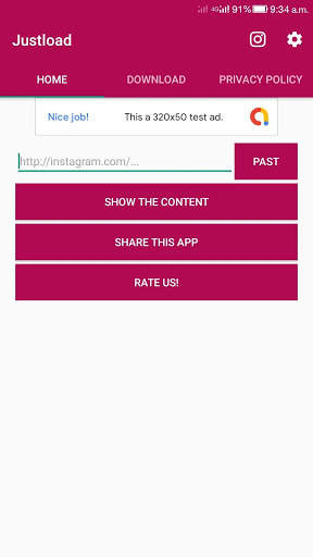 Video Downloader for Instagram - Justload for Inst screenshot 2