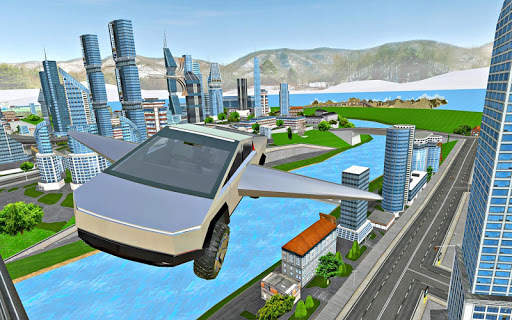 Modern Flying Car Driving Sim screenshot 2