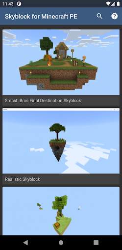 Skyblock for Minecraft PE screenshot 1