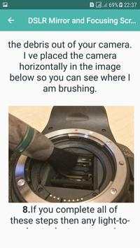 Camera repair guide screenshot 4
