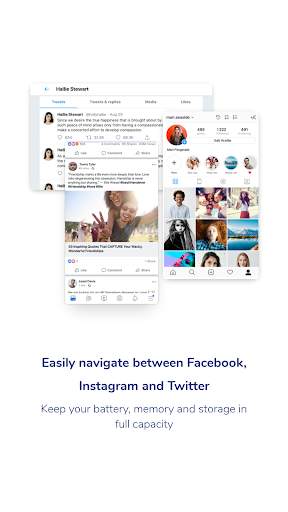 Social One - Facebook, Instagram & Twitter скриншот 2
