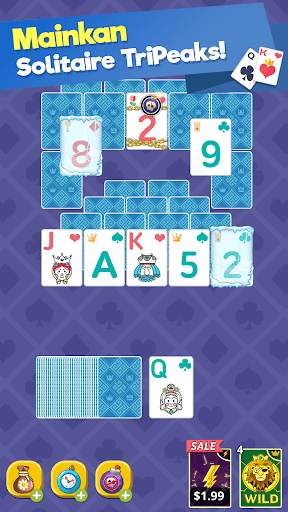 Theme Solitaire : TriPeaks & Menara dekorasi screenshot 3