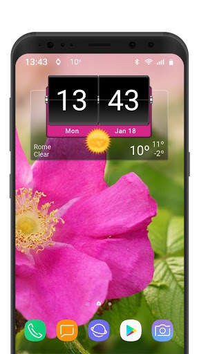 3D Flip Clock Theme Pack 01 screenshot 7