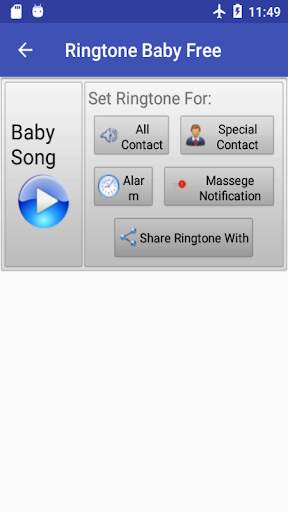 Ringtone Baby Free screenshot 3