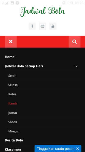 Jadwal Bola screenshot 3