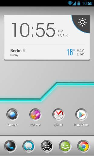Button Theme 4 Apex Launcher screenshot 1