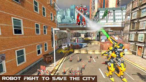 Robot Transformation Fire Truck: Real Robot Wars screenshot 15