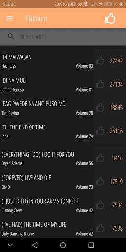 Videoke Songbook screenshot 1