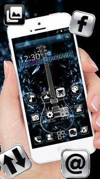 Jazz Black Guitar Theme screenshot 2