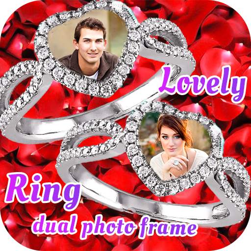 Lovely Ring Dual Photo Frames 1.4