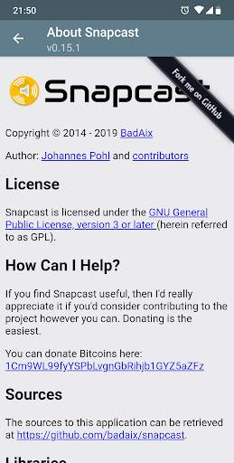 Snapcast screenshot 2