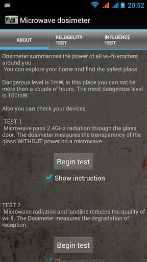 Microwave Dosimeter screenshot 4