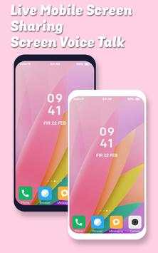 Live Mobile Screen Sharing - Screen Voice Talk скриншот 1