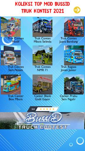 Mod Bussid Truk Kontes screenshot 2