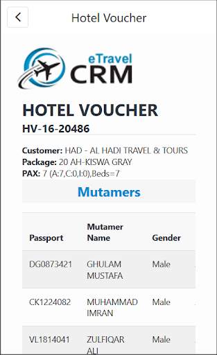 eTravel CRM Mobile screenshot 4