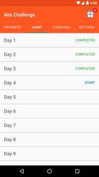 30 Day Abs Challenge screenshot 2