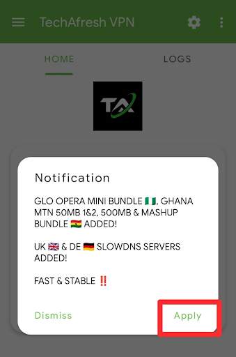 TechAfresh VPN screenshot 3