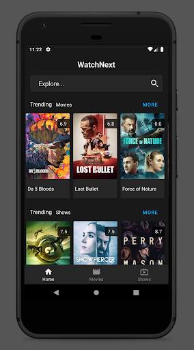 WatchNext : Movies & TV Shows screenshot 1