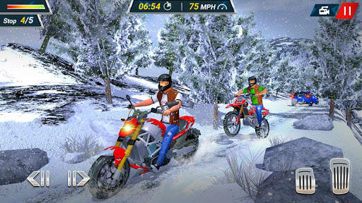 Snow Motorbike Racing 2019 Free screenshot 4