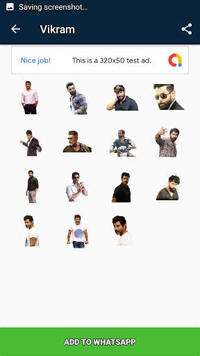 Vikram Stickers screenshot 1