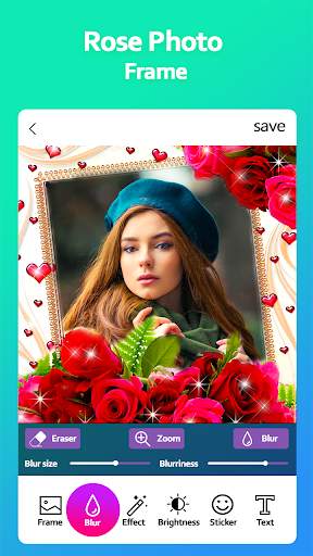 Rose Photo Frame 2 تصوير الشاشة