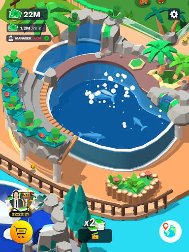 Idle Zoo Tycoon 3D - Animal Pa screenshot 6
