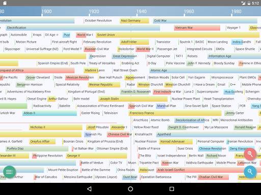 History Timeline screenshot 1