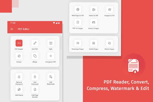 PDF Reader, Convert, Compress, Watermark & Edit screenshot 1