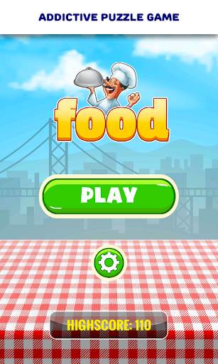 Permainan puzzle angka - makanan screenshot 1