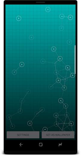 Connected Dots -Digital Net Live Wallpaper free screenshot 4