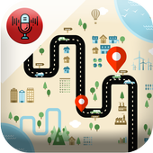 Voice GPS Navigation &amp; Map - Traffic Route Finder icon