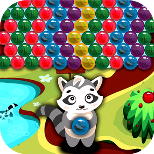 Bubble shooter 2020 racoons new adventure icon