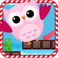Cute Owl Jumper Sweet Candy logo