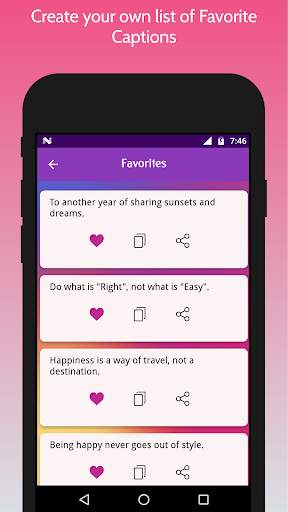 Captions for Instagram screenshot 5