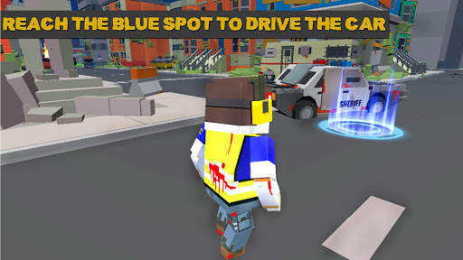 Blocky Zombie Pixel Crush screenshot 2