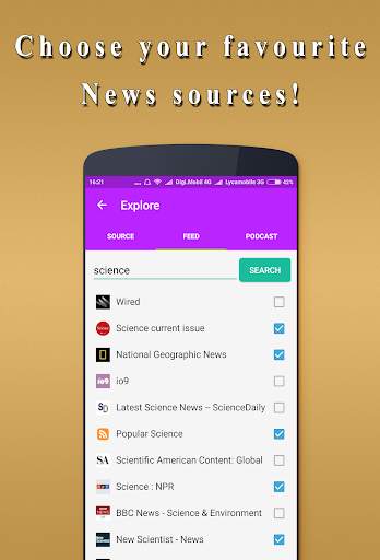 Science News screenshot 2