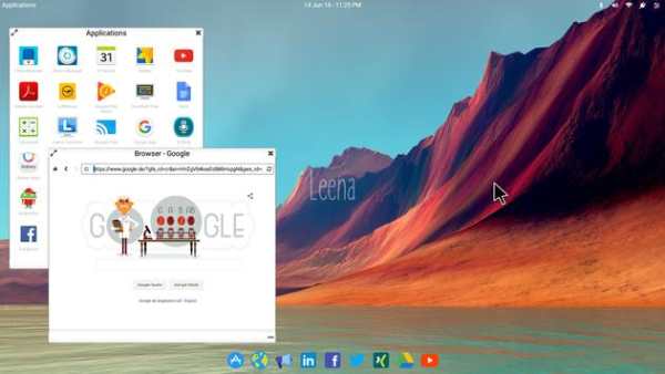 Leena Desktop UI (Multiwindow) скриншот 2