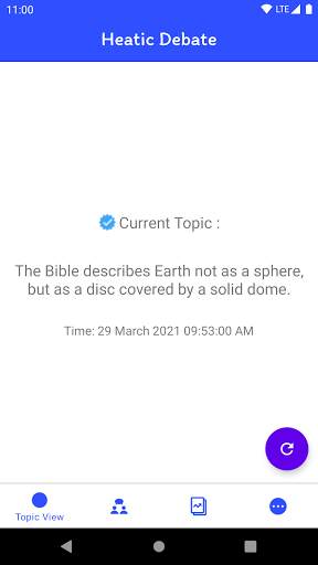 Heatic Debate App 3 تصوير الشاشة