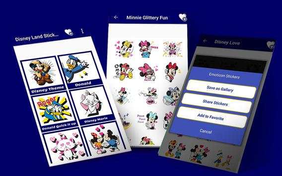 Disney Land Stickers: For All Messengers screenshot 4
