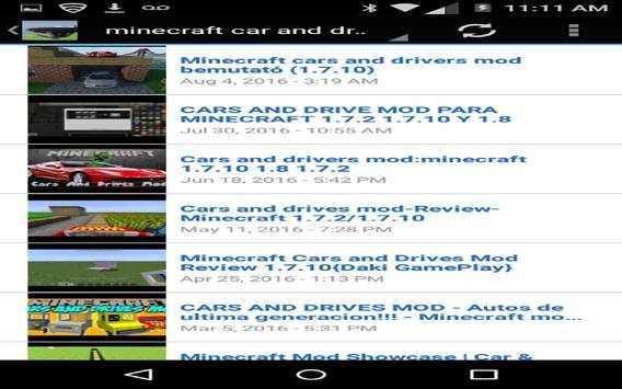 Car Mods For Minecraft screenshot 7