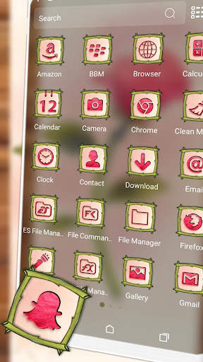 Rose Watercolor Launcher Theme screenshot 2