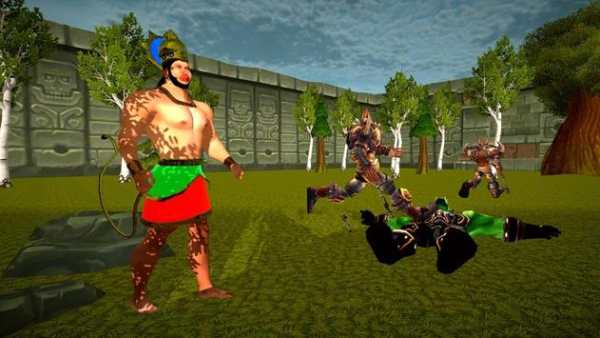 Hanuman Vs Ravana:Tiger Real War Fighting Games 3D screenshot 2