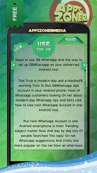 New Tips for GBWhatsApp Messenger App screenshot 4