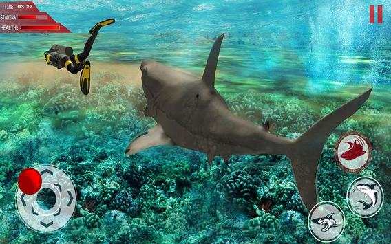 Angry White Shark Attack World: Hunt Ocean Life screenshot 9