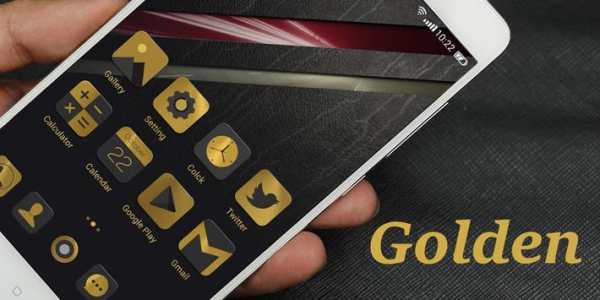Golden  GO Launcher Theme screenshot 6