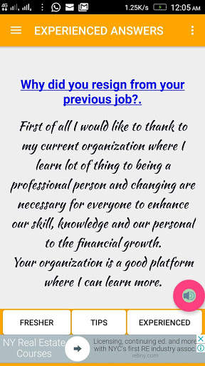 HR Interview Cracker screenshot 4
