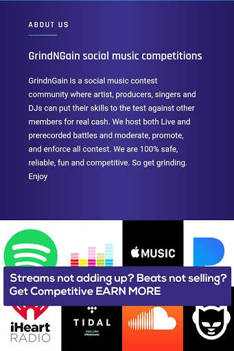 GrindNGain - Song and Beat battles for cash screenshot 6