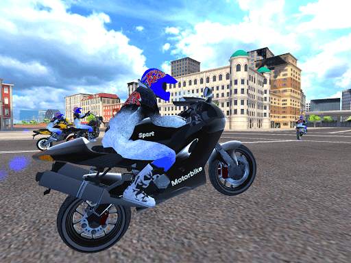Motorbike Driving Traffic Game screenshot 6